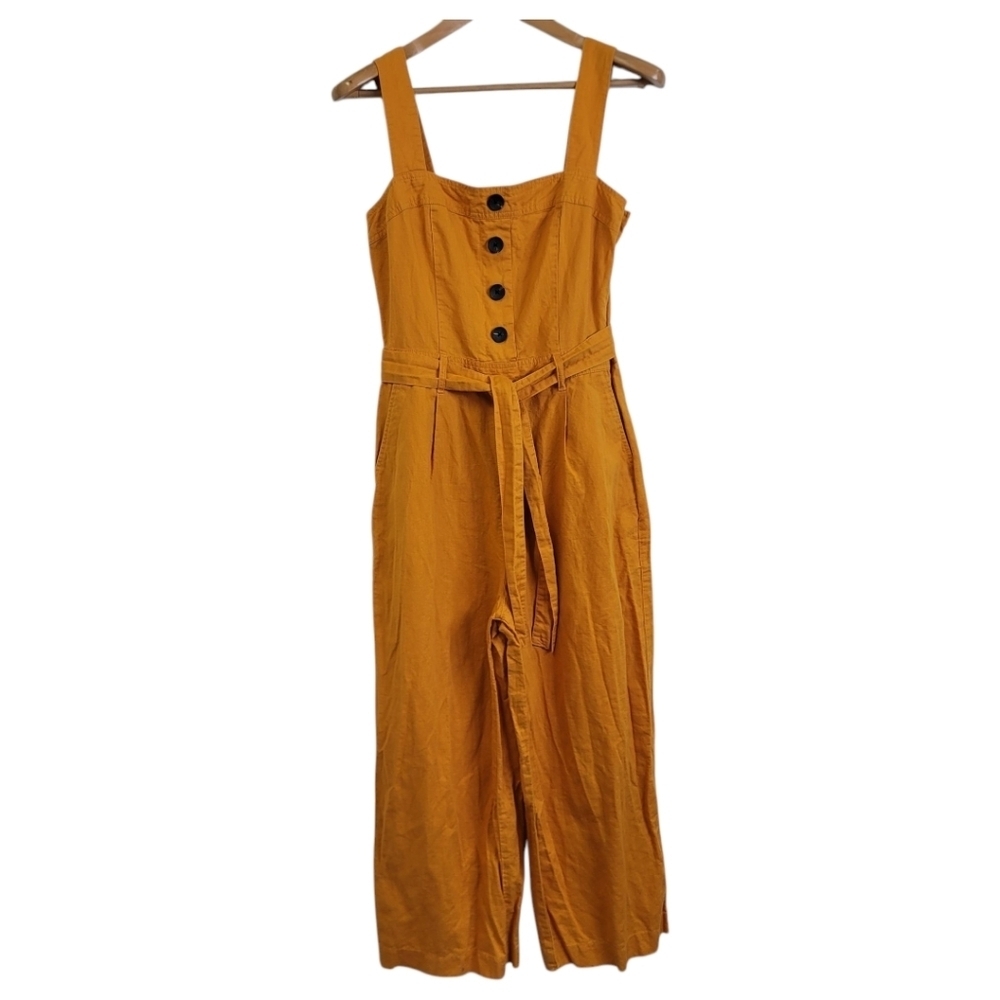 Cache Cache Marigold yellow Linen Jumpsuit